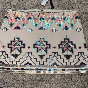 Express Aztec skirt